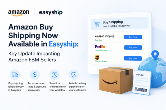 Amazon Buy Shipping N ow Available in Easyship , FBM Update