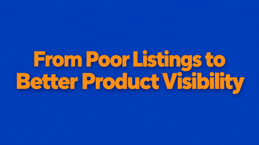 Amazon listing optimization case study by RetailTantra, covering product title optimization, bullet points, descriptions, keyword research, and product images to improve listing quality and visibility