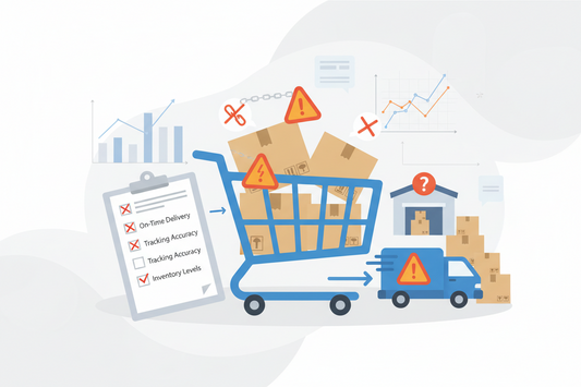 Walmart fulfillment services dashboard showing inventory accuracy and order management metrics